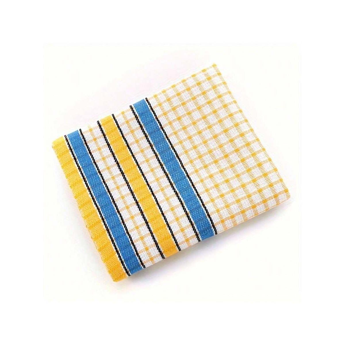

Thick absorbent kitchen cloth, classic colored checkered towel, used for kitchen, living room, and home cleaning 42x68cm