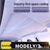 Graphene Sunroof Sunshade for Tesla Model Y/3: Total Sun Protection, Heat Insulation, Blackout Board.