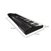 Roland GO:PIANO Entry Keyboard GO-61P Portable Digital Piano, 61 Keys, Bluetooth Compatible, Compact, Headphone Compatible, AC/Battery Powered, Black