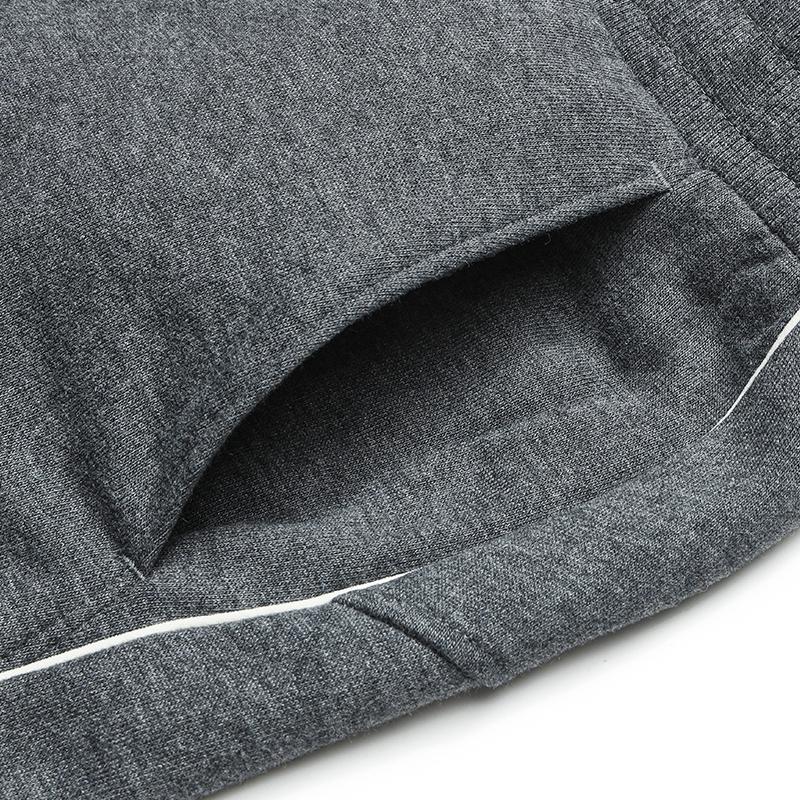 FILA White Casual Soft Comfortable Fleece Knit Straight Leg Pants Women bottoms F11W543604FMG