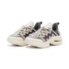 Li-Ning 1990 Heart Dance Retro Casual Non-Slip Wear-Resistant Low-Top Dad Shoes Women Sneaker Yellow Gray ALFT058-1