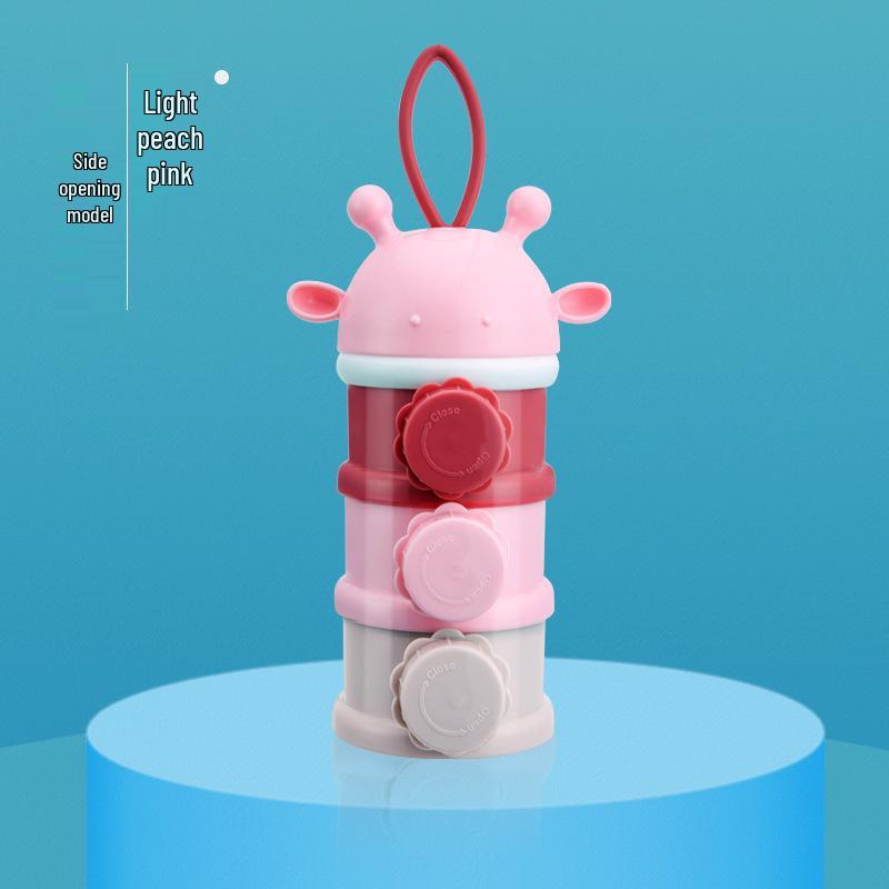 Portable Baby Cereal and Milk Powder Storage Container - Sealed, Light-Proof, Compact Portioning Box