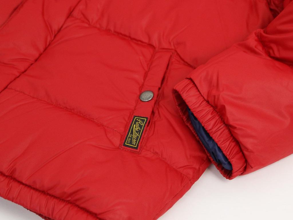 POLO RALPH LAUREN Down Jacket with Hood and Pony Size L Boys' Embroidery, (Product Code 0101685)