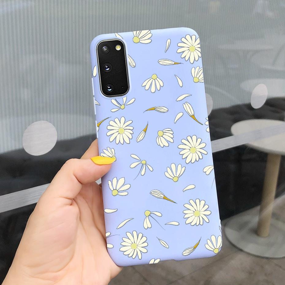 For Samsung Galaxy S20 5G S20+ Case Cover Fashion Soft Silicone Macaroon Phone Cases For Samsung S20 FE S 20 Plus S20Plus Funda