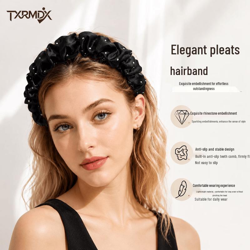 TXRMDX Elegant Imitation Pearl Headband