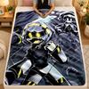 Flannel BlanketMurder Drones Warm Soft Throw Blanket for Indoor Sofa Bed Living Room Use
