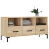 VidaXL Meuble TV chêne sonoma 102x36x50 cm bois d'ingénierie 829039