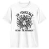 Vintage T-Shirt Strand Der weibliche Blick Versteinere das Patriarchat Feministinnen Medusa Mode T-Shirts 100% Baumwolle T-Shirt Kurzarm