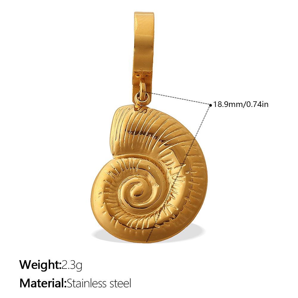 French Retro Seaside Vacation DIY Marine Life Bikini Pendant, 18K Gold-plated Versatile Accessories 2026