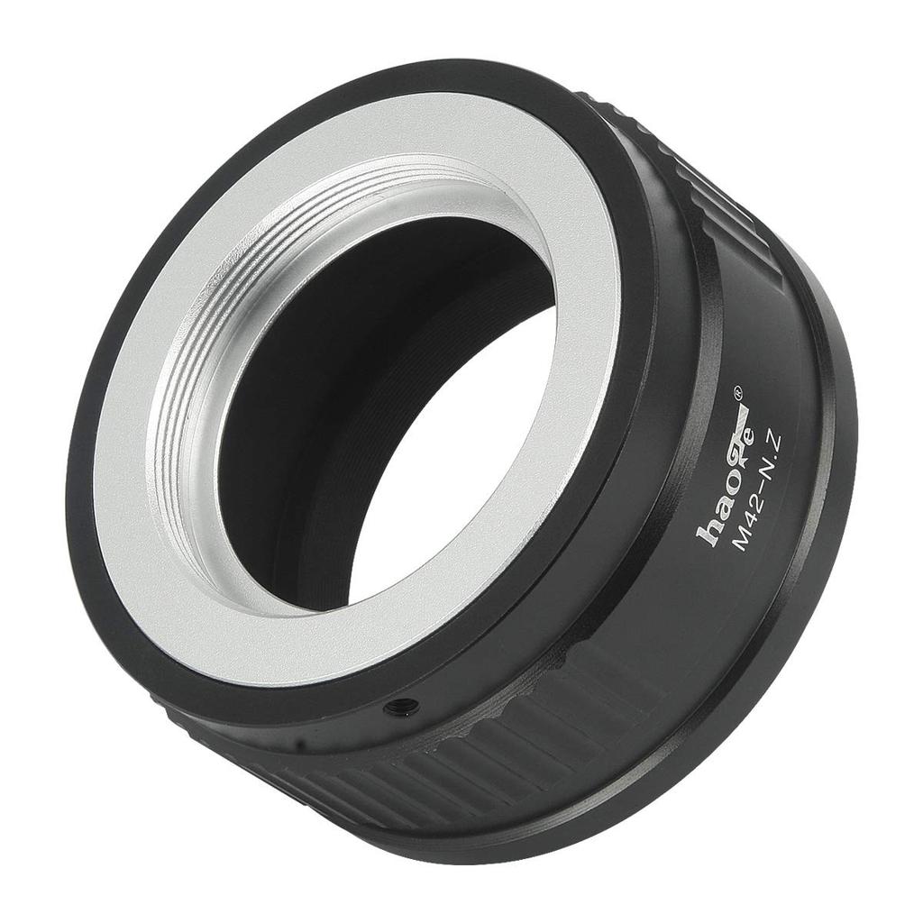 Haoge Manual Lens Mount Adapter 42mm for M42 Mount Lens To Nikon Z Mount Mirrorless Cameras Like Z7 Z6ii, Z7ii, Z6,