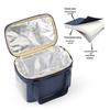 Insulated Large-Capacity Bento Lunch Tote for Office & School