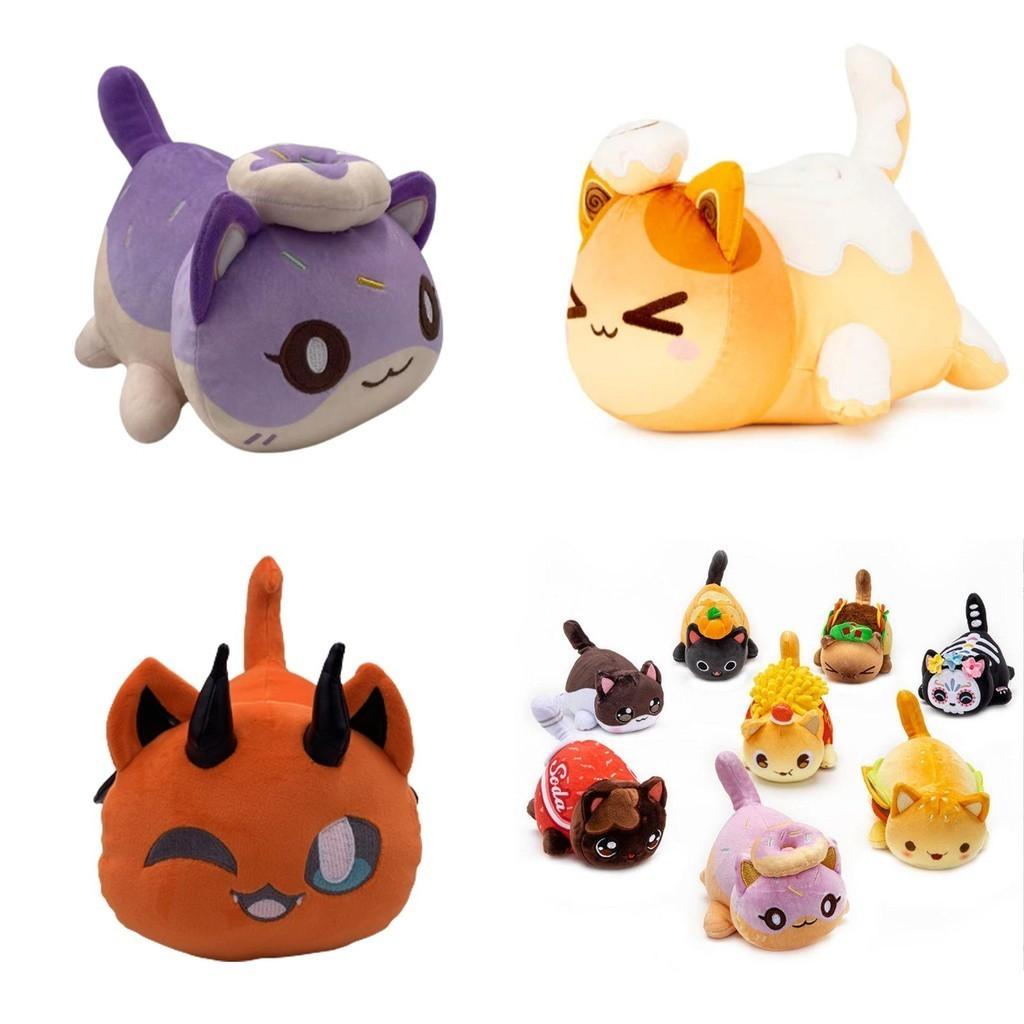 Meemeow Aphmau Cat Plush Toy Stuffed Animal Doll Xmas Gift For Kids