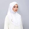 Ramadan Golden Embroidery Muslim Modal Hijabs For Women Solid Headscarf Khimar Hijabs Bandana Sports Hijab Arabic Islam Tudung
