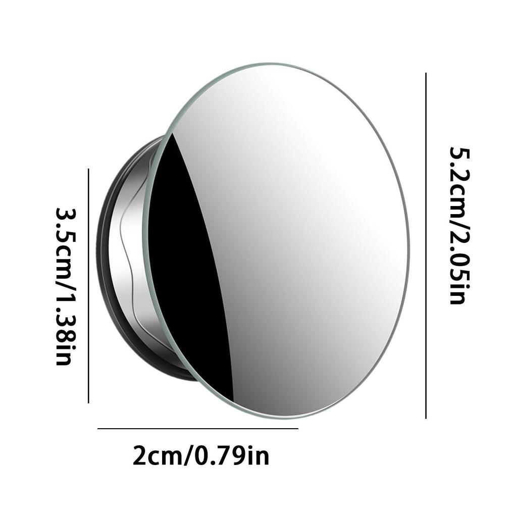 Blind Spot Car Mirror | Rimless Round Convex Car Mirror