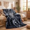 Athletic Bilbao Voetbal Print Flanellen Deken Zacht Warm Sofa Bed Plaid Deken Voor Huis Kantoor Slaapkamer