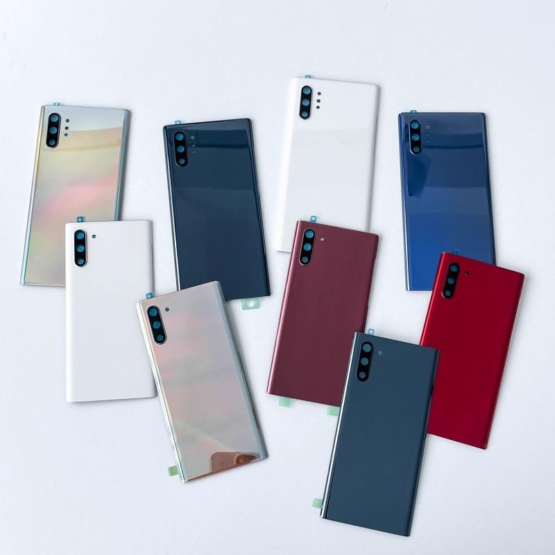 

Back Glass battery cover for Samsung Galaxy Note10 Note10+ Note10Plus SM-N9700 N9760 Back Cover Repair Parts Door Black for Note10