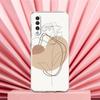 Phone Case For Samsung A56 A36 A26 A24 A16 A14 A12 A32 A50 A70 A20E A22 A40 A34 A54 A42 A52 5G A04s A06 Cover One Line Art