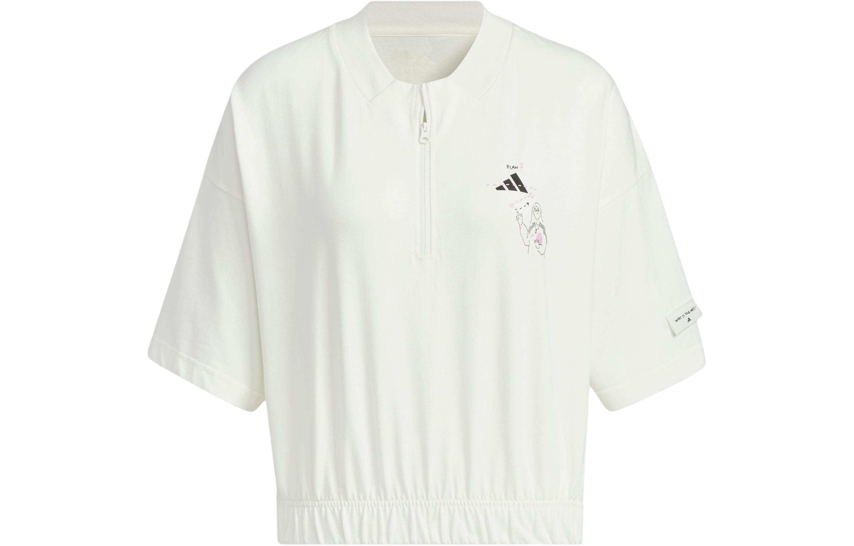 Adidas T Shirt Women s Jade White JN6669 L