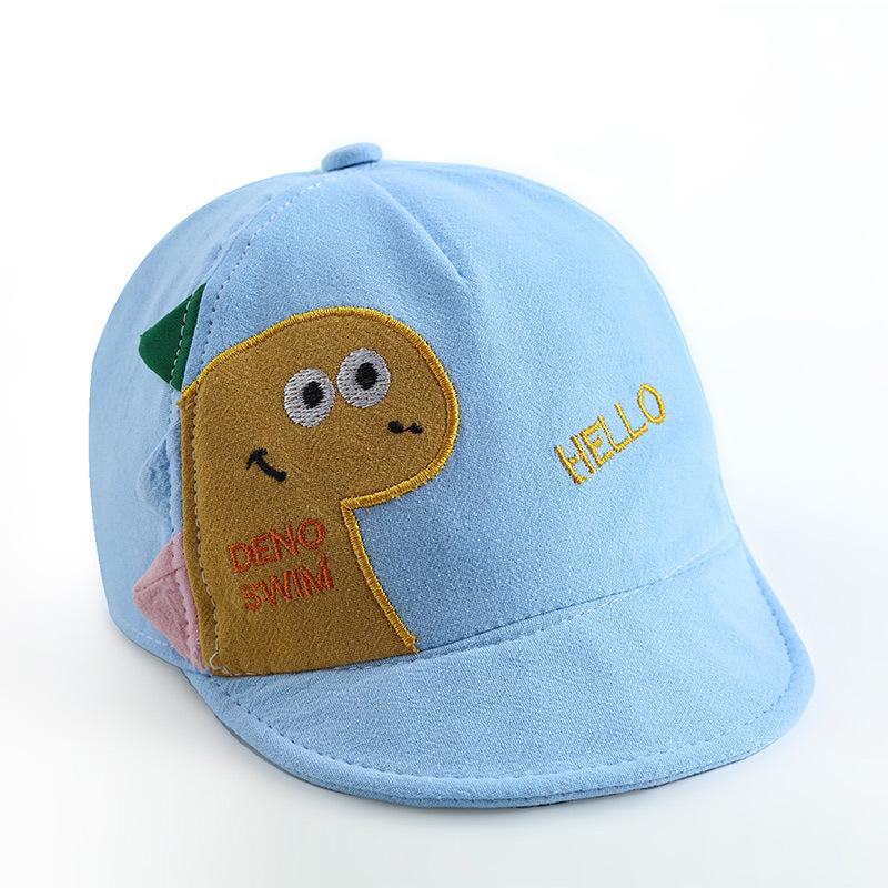 Summer Cute Cartoon Bear Baby Kids Hats Boys Girls Children Outdoor Sunshade Breathable Hats Sun Caps