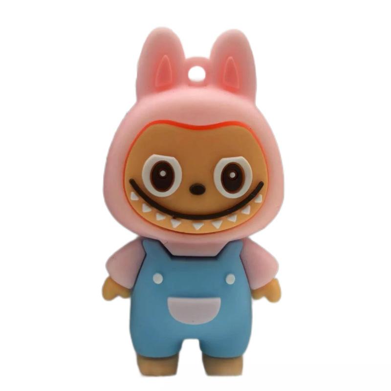 Cartoon Keychain Cute Three-dimensional Doll Pendant Car Key Chain Exquisite Accessories