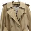Aquascutum 70s 80s Vintage Made In England Trench Coat 8P Beige Women Used