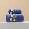 2pcsHome portable embroidered cartoon bath towel towel household thick coral fleece absorbent quick-drying bath towel
