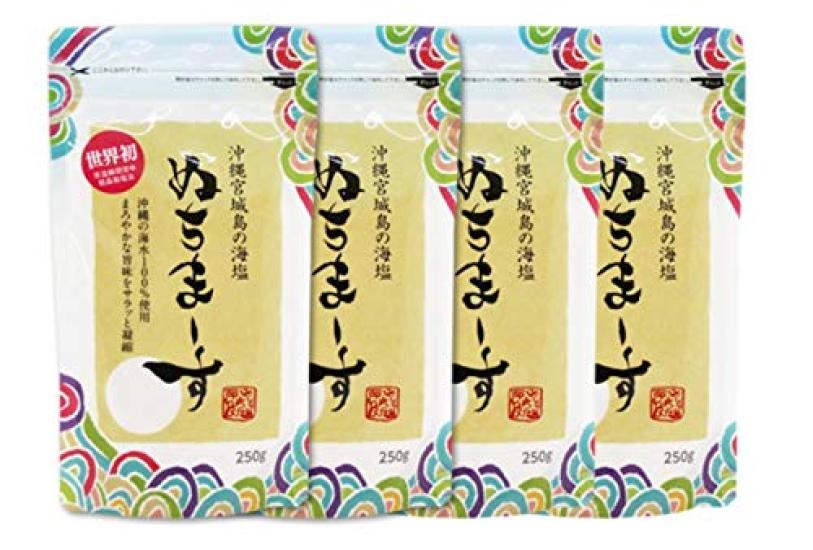 Okinawa Sea Salt Nuchimas Powder Type 250g (4 pieces)