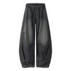 American Vintage Washed Jeans Loose Wide Leg Work Pants Unisex