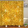 Golden Fantasy Colorful Print Shower Curtain Waterproof Polyester with Hook Bathroom Curtains Home Decoration 3D Shower Curtain