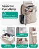 Camera Backpack 12L Lightweight Camera Bag with Camera DSLR Full Tripod Laptop Waterproof Quick Access [BAGSMART] Compartments, Compatible, 180°
