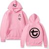 Mens Oversized Hooded Sweatshirt With Letter Print Casual Long Sleeve Pullover Fall Youth Fashion