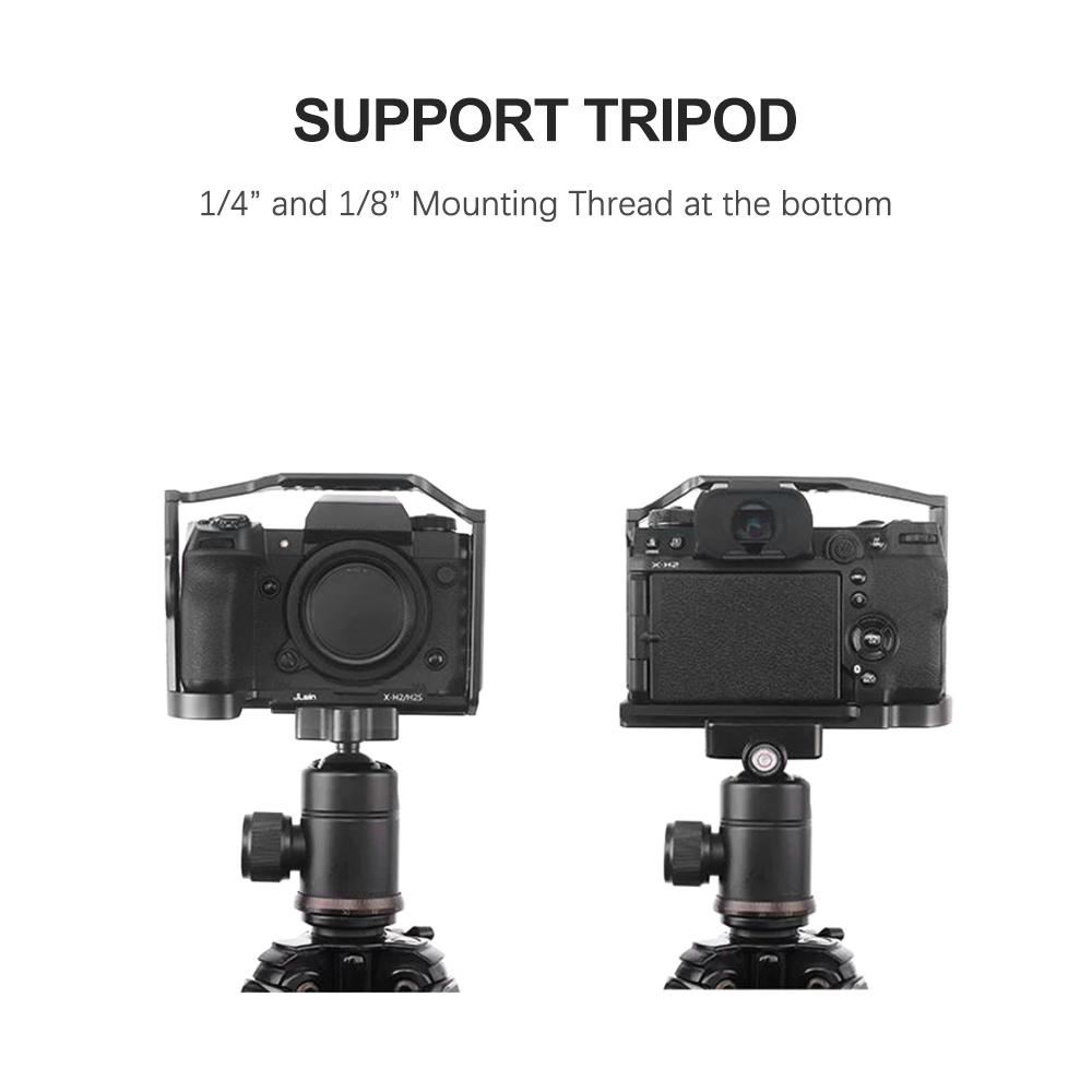 Ochranná klec fotoaparátu JLwin z hliníkové slitiny s otvorem pro magnetický klíč pro montáž do studené patky Četné