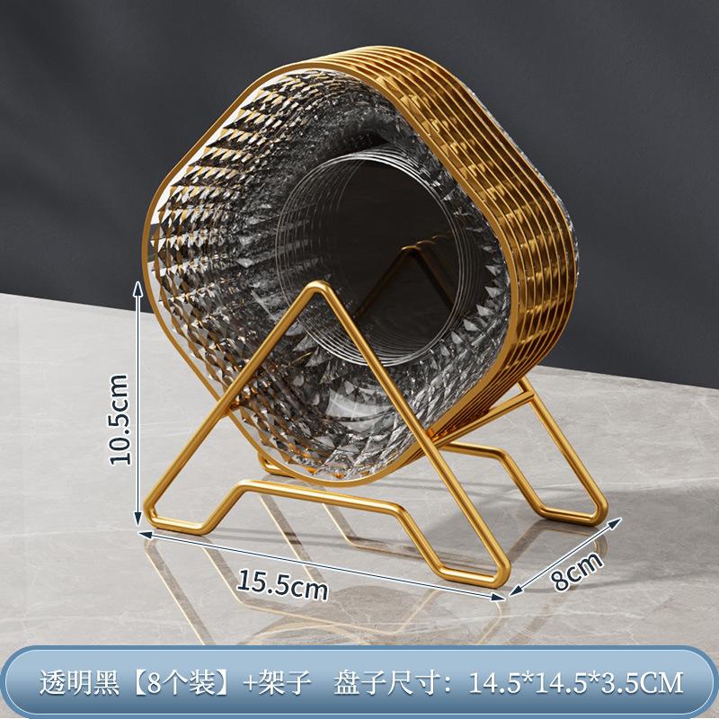 Simple Bone Spitting Plate Household Bone Spitting Plate Food Grade Dining Table Tabletop Garbage Residue Side Dish Fruit Plate