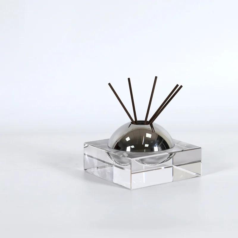 Minimalist reed diffuser crystal mosaic fragrance-expanding ornaments Tea room study desktop home Figurines