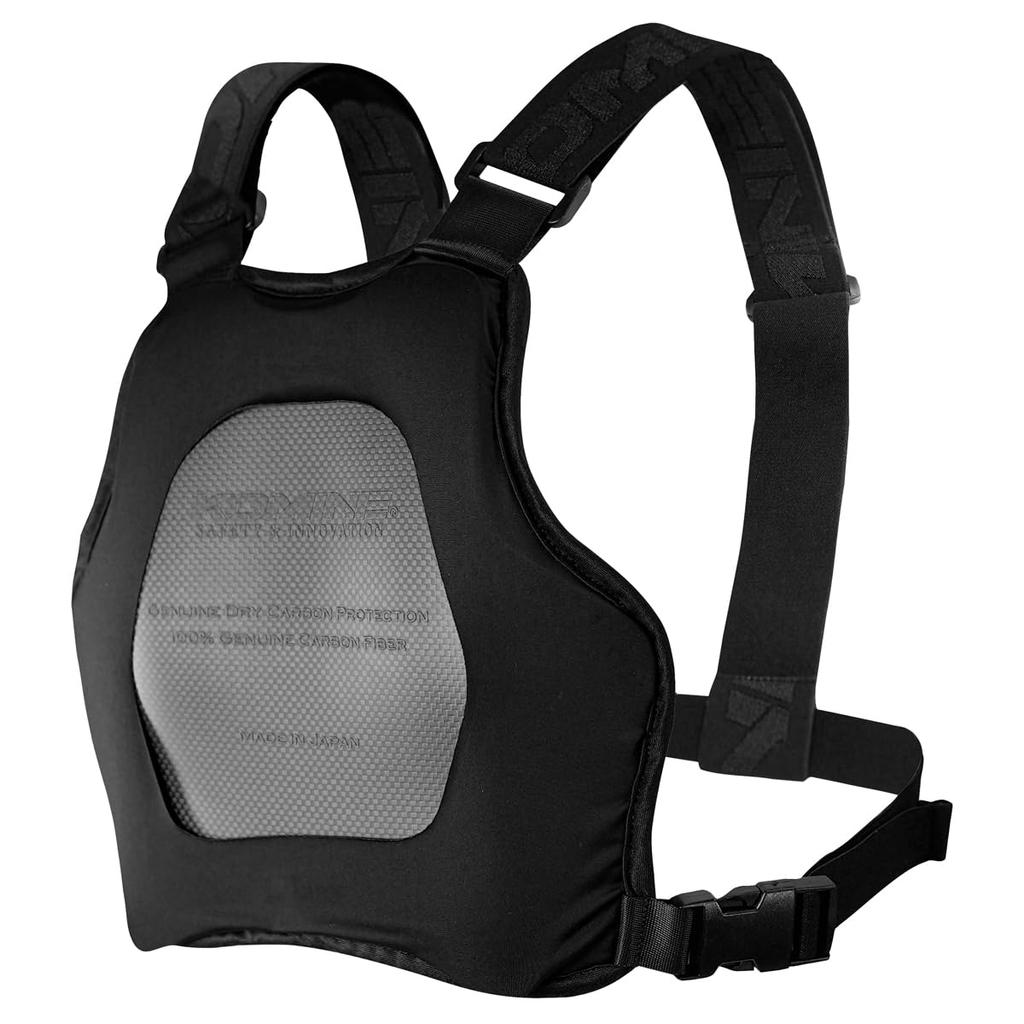 KOMINE 3D Dry Carbon Chest Protector for Black Free KK-908 Motorcycles,