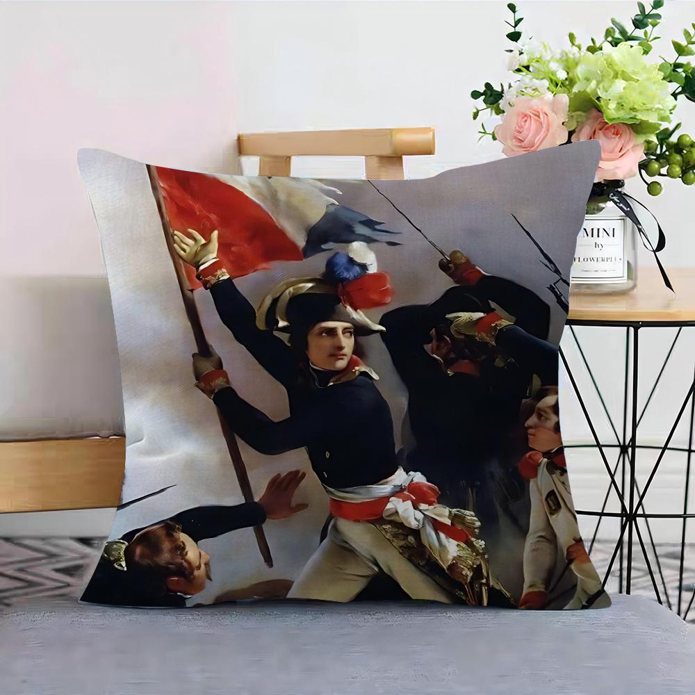 Napoleon Bonaparte Office Cushion Pillowcase Car Cushion Cover45X45Cm Lumbar Pillowcase Sofa Pillowcover