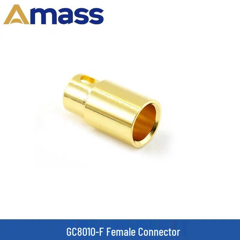 4mm Pure Copper Gold-Plated Banana Plug RC Motor Connector (Male/Female, 2mm/3.5/5.5/6/8mm)