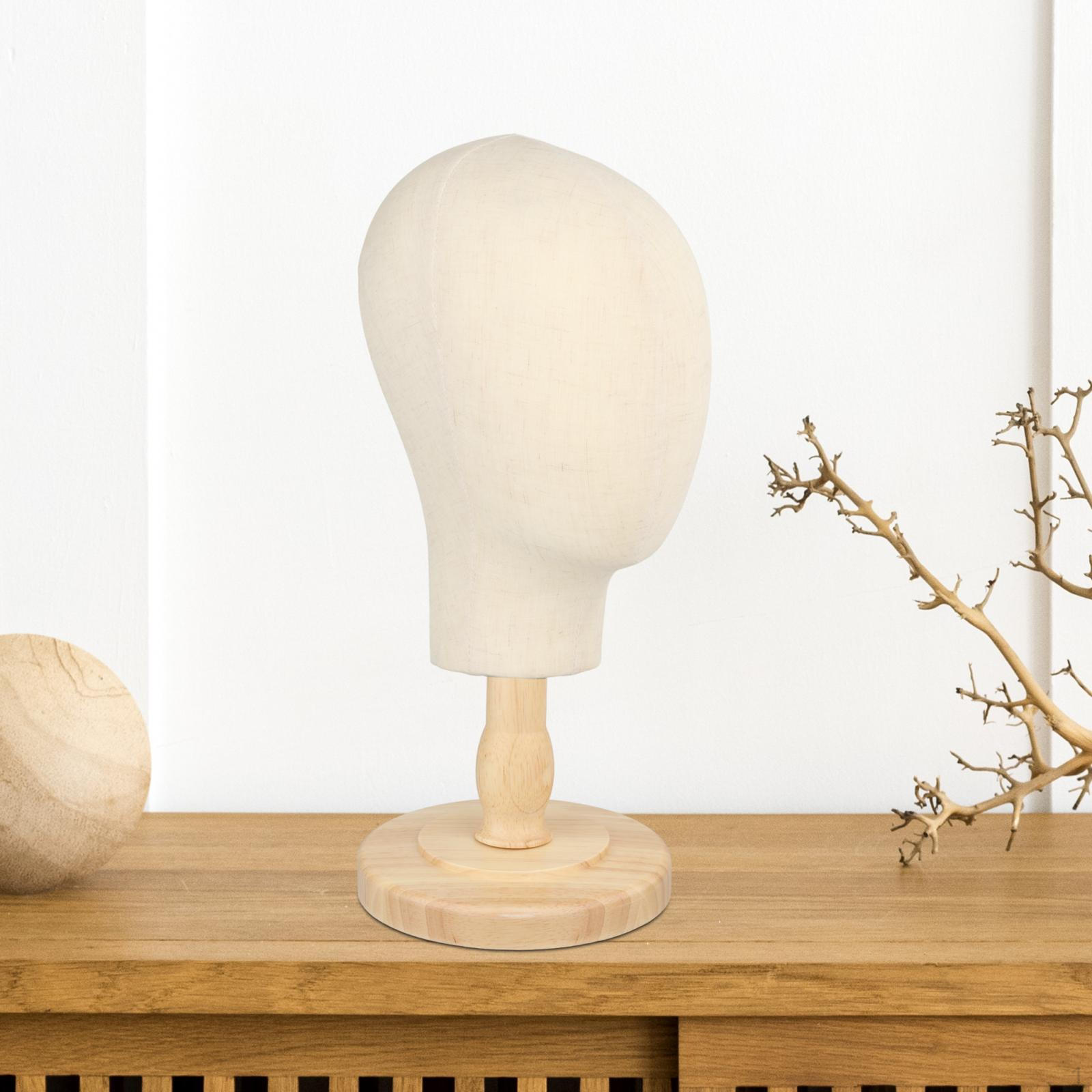 

Элегантная витрина для головных уборов, аксессуаров и париков wood grain base