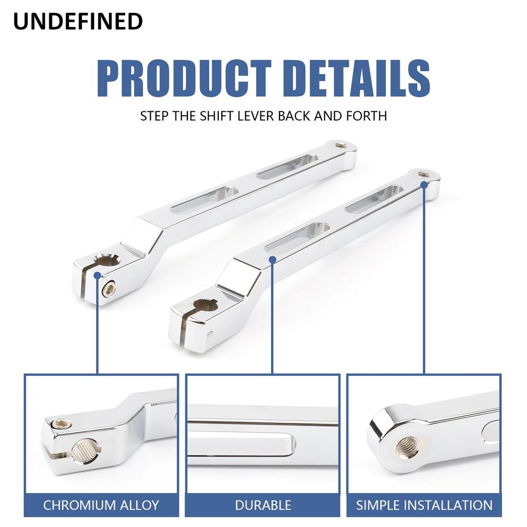 Extended Shift Lever For Harley Softail Electra Road Glides Road Kings Tri Glide Motorcycle Toe Shift Shifter Levers Aluminum