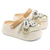 3825 earphones hole shoes women's slippers summer bag head shoes niche personality wear girls beach shoes cool slippers