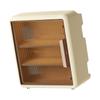 Wall Mounted WiFi Router Storage Box Semi Transparent Open Hole Wall Router Cable Box for Office