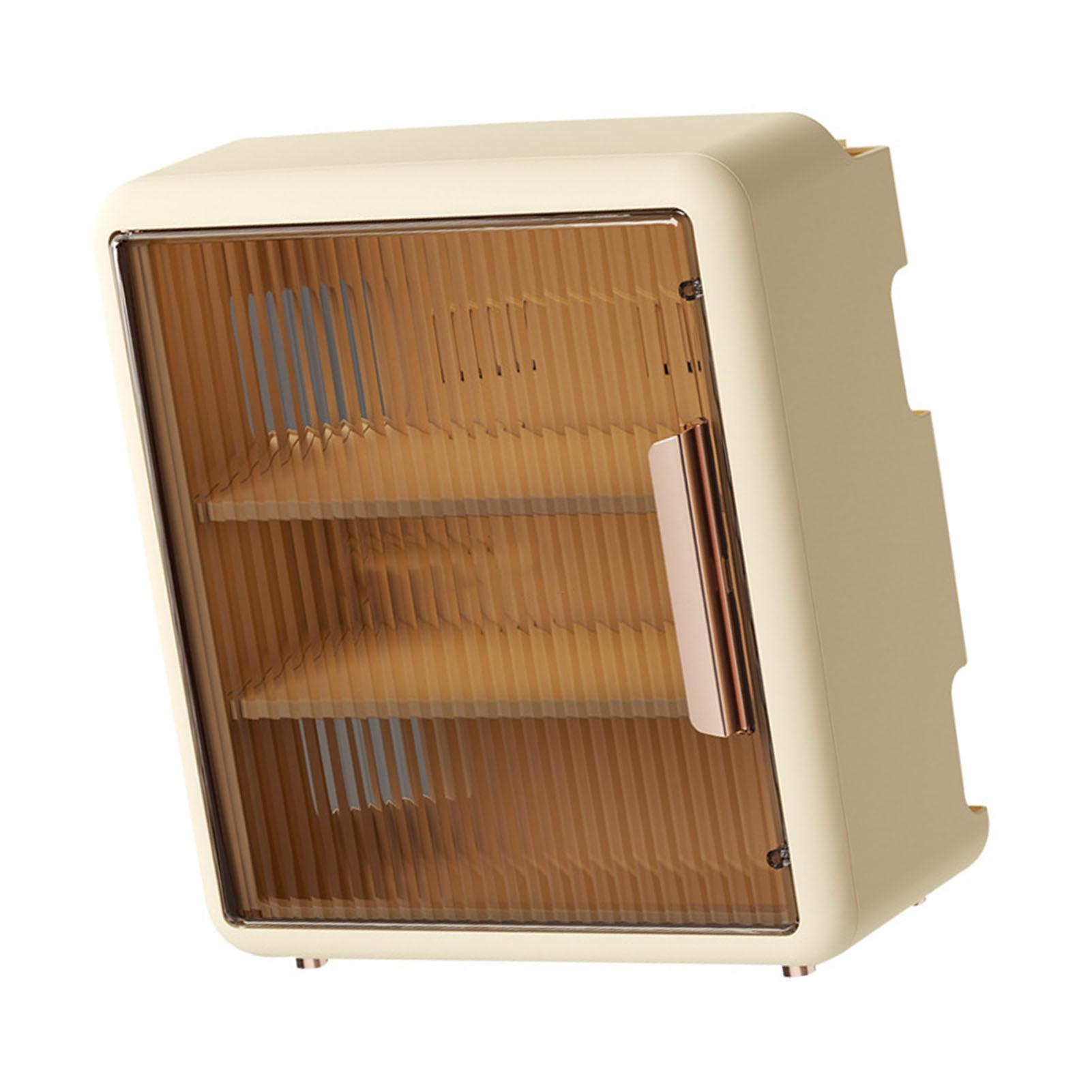 

Wall Mounted WiFi Router Storage Box Semi Transparent Open Hole Wall Router Cable Box for Office