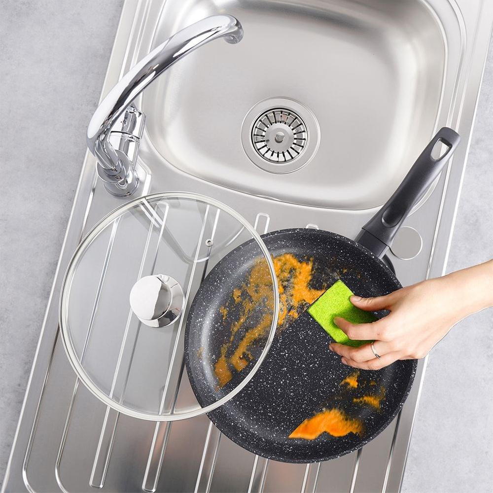 Patelnia Granitowa do Smażenia Duszenia Orion Grande 28 Cm na Gaz Indukcje