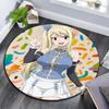Lucy Heartfilia pattern round rug,Carpet Rug for Living Room Bedroom Playroom ,Non-slip Floor Mat,Holiday Gifts and Birthday Gifts.