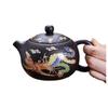 Heat-Sensitive Color-Changing Zisha Dragon & Phoenix Teapot with Bird Sound Water Outlet