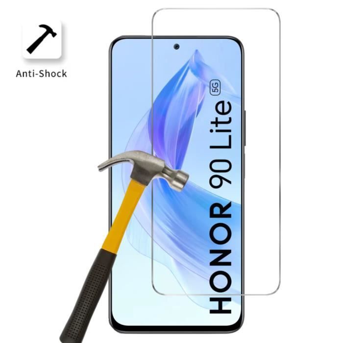 Screen Protector Film - Phonillico® - Honor 90 LITE - Pack 2 - Tempered Glass - Scratch-resistant