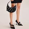 Fashion High-end Dumpling Bag Light Luxury Brand Designer Niche Crescent Bag Solid Color Versatile Single Commuting Shoulder Bag