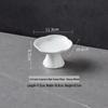 High-Footed Ceramic Dim Sum & Snack Platter - Artistic Design Chinese Cold Dishes & Fruit Plate