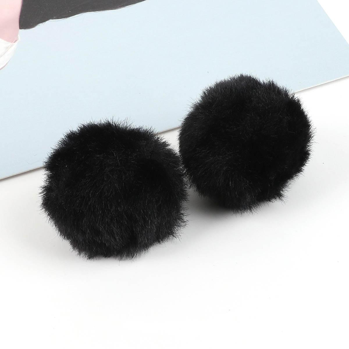 

6 шт./лот, покрытые меховым помпоном, шариковые бусины, очаровательное ожерелье, подвеска для изготовления ювелирных изделий, женские аксессуары «сделай сам» 4mm 6pcs