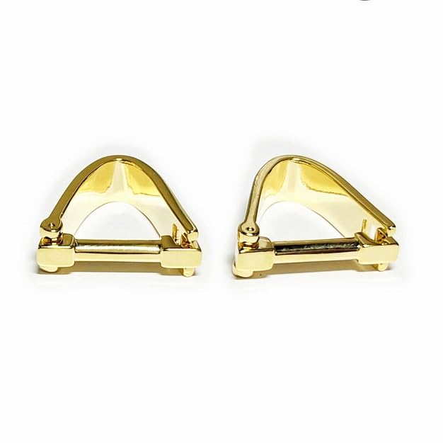 Kamakura Cufflinks Workshop Gold Plain Wraparound Cufflinks cf144